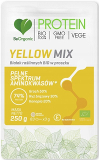 Rastlinný proteín Žltá MIX Prášok BIO 250 G - B