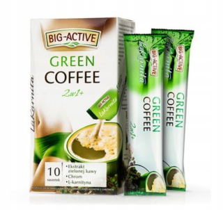 Instantná káva -  Veľká aktívna rozpustná coffee 2in1 40 vrecúška