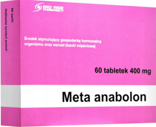 Testosterón - BIO AGE META ANABOLONE 60 Tabuľka 400 mg Svalový rast