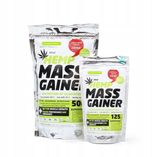 Gainer - BIO konopný MASOVÝ Gainer 500G / HEMP MASS GAINER