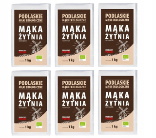 BIO Life Celozrnná ražná múka typ 2000 6 kg kartón