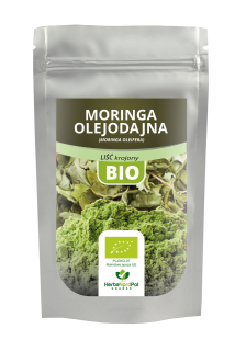 Bio Moringa Oleifera Leaf Sliced 500g certifikát