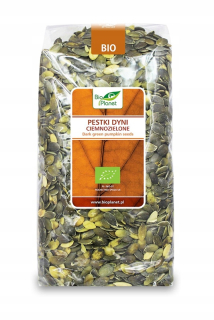 BIO PLANÉTA Tmavozelené tekvicové semiačka BIO 1kg