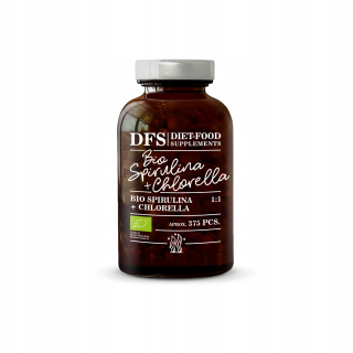 BIO Spirulina + chlorella - 375 tabliet