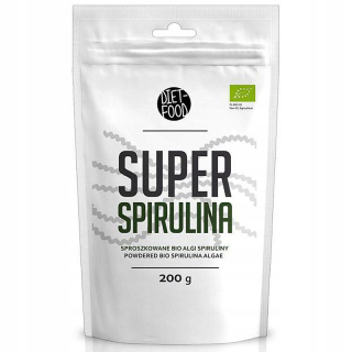 Bio Spirulina v prášku 200g diéta-potravinové riasy