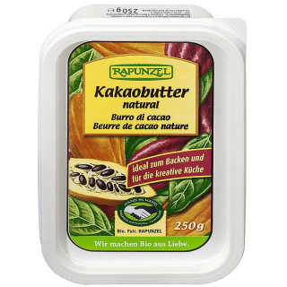 BIO COCOA FAT 250G RAPUNZEL KETO LCHF