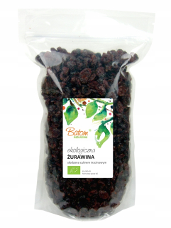 Sušené ovocie - BIO BRANBERRY SLABUJEME S REED CUKROM 1KG