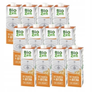 Bio Zen Oatmeal Drink 12x 1L Set
