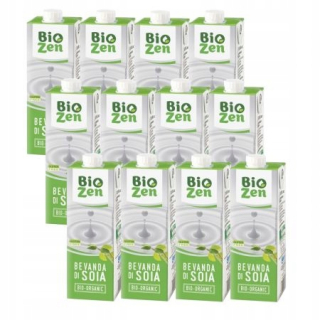 Bio Zen Soybean Drink Gluten-Free 12x 1L Set