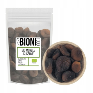Sušené ovocie - Bio Marhule sušené tmavé apricel Bioni 1 kg EKO