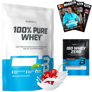 Proteín - Biotech 100% Čistá Srvátka 454 g Proteín IZOLAT WPI WPC