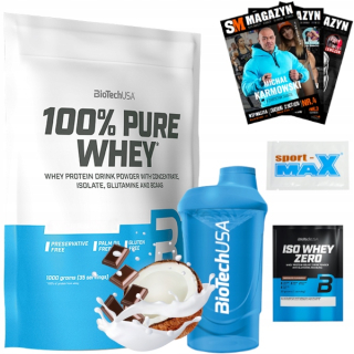 Proteín - Biotech 100% čistá srvátka WPC proteín WPI 1 kg 1000 g