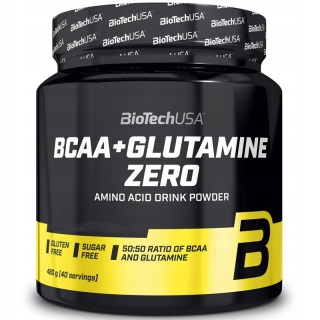 Aminokyseliny - Biotech BCAA + Glutamín Zero 480g Aminokyselina Sila