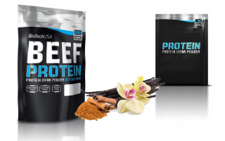 Proteín - Biotechová hovädzí proteín 1000g + nulová proteínová vzorka