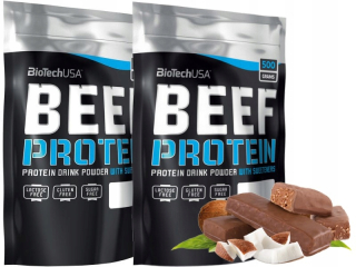 Proteín - Biotech Beef proteín 2x500g srvátka BCA BEEF proteín