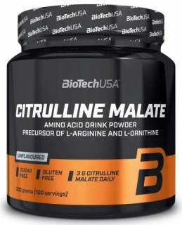 Aminokyseliny - BIOTECH CITRULLINE MALATE 300G CITRÓNOVÉ ČERPADLO