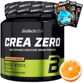 Kreatín - Biotech Crea Zero 320 g Kreatín Mix pre hmotnostnú silu