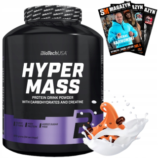 Gainer - BIOTECH HYPEROVÁ HMOTNOSŤ 2270g ZARIADENIE BÍLKOVODÍKOVÝCH PROTEÍNOV