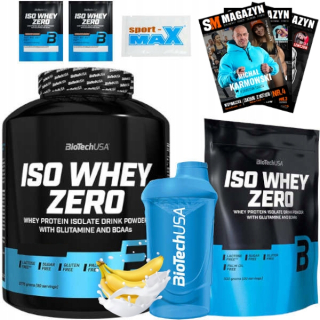 Proteín - BIOTECH ISO WHEY ZERO 2270 g PROTEÍNOVÝ IZOLÁT WPC WPI