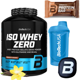 Proteín - Biotech Iso Whey Whey Zero 2270G Proteínové vložky WPI BCAA