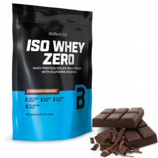 Proteín -  BIOTECH ISO WHEY ZERO 500g IZOLÁT BEZ LAKTÓZY