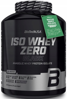 Proteín - BIOTECH ISO WHEY ZERO BLACK 2270g IZOLÁT KREATÍN