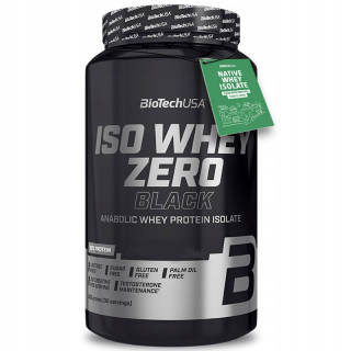 Proteín -  Biotech Iso Srvátka Zero Black 908G izolujte s kreatín