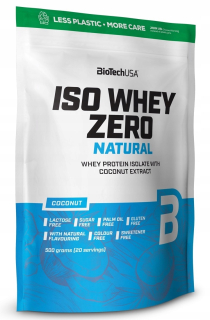Proteín - Biotech Iso Srvátka Zero Natural 500g bez aditív