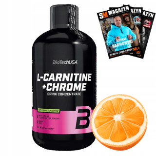 Spaľovač tuku - BIOTECH L-KARNITÍN + CHROM 500 ml KARNITÍN CHRÓM