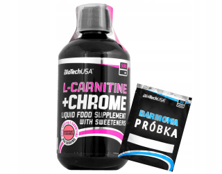 Spaľovač tuku - Biotech L-Carnitín + Chrome 500ml chudnutie Redu