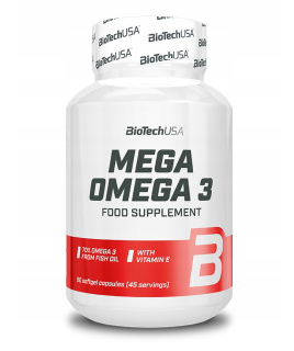 BIOTECH OMEGA 3 90K Zdravé tuky 1000mg EPA DHA