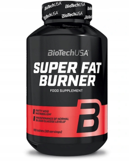 Spaľovač tuku - Biotech Super Fat Burner 120 Tab redukčný horák
