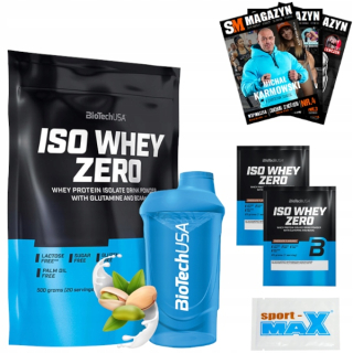 Proteín -  BIOTECH USA ISO WHEY ZERO 500g PROTEIN ISOLATE WPI