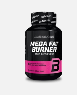 Spaľovač tuku - Biotech USA Mega Fat Burner - 90 čiapok.
