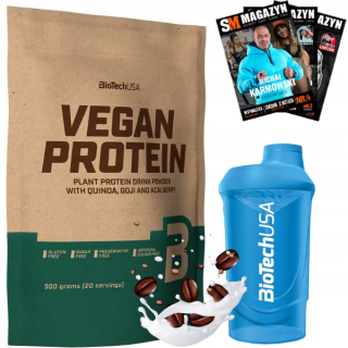 Proteín -  Biotech USA Vegánsky proteín 500 g hrášky