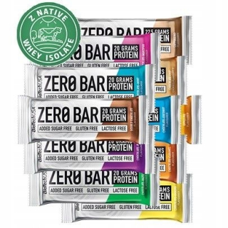 Proteín - Biotech USA Zero Bar 20x 50g Delicious Bieline Baton