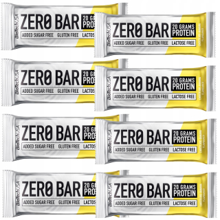Proteín - BIOTECH ZERO BAR 8x 50G BEZLEPKOVÝ PROTEÍN MCT