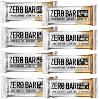 Proteín - BIOTECH ZERO BAR 8x 50G COOKIE PROTEIN SNACK