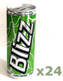 BLIZZ ENERGY DRINK MOJITO 250ML X24
