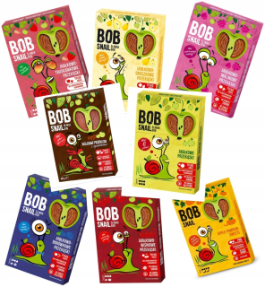 BOB Snail SNAIL Fruit Snack MIX 8 KS - 60g