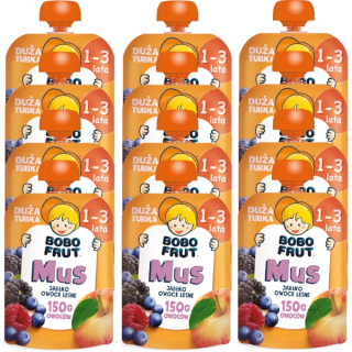 BOBO FRUT Pena Jablkové lesné ovocie 12x150g BIG-PAK