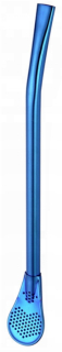Nerezový modrý bombardér 15,5 cm