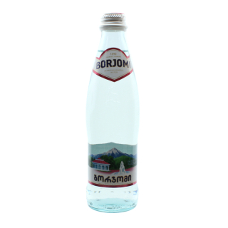 BORJOMI Prírodné sklo na minerálnu vodu 0,5l 12 ks