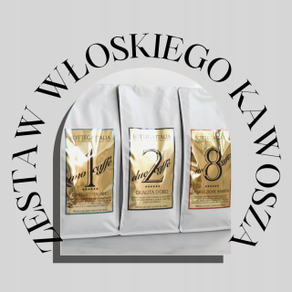 Zrnková káva - BOTTEGA ITALIA sada 3 kg talianskeho milovníka kávy