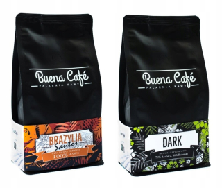 Zrnková káva -  Brazília Santos - Dark 2 kg Zloženie