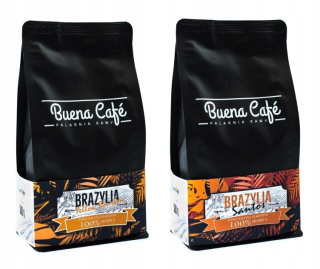 Zrnková káva -  Brazília Žltá Bourbon - Brazília Santos 2 KG