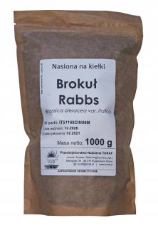 Broccoli Rabbs Seeds Klíčky 1000G Toraf