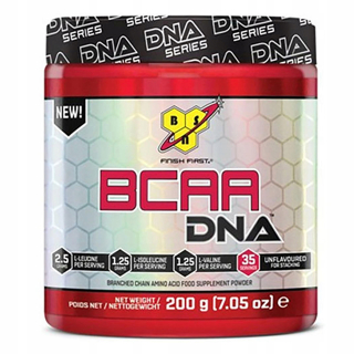 Aminokyseliny - BSN DNA BCAA 200G Silné aminokyseliny Svalová sila