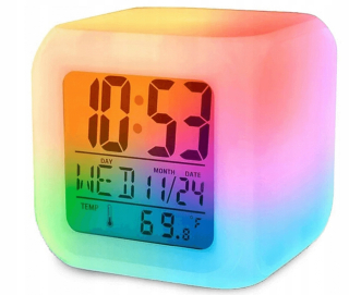 WATCH ALARM LED teplomer LUMINOUS CHAMELEON