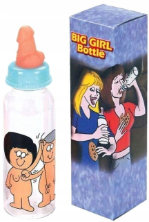 Fľaša s cumlík penis veľký dievča fľašu